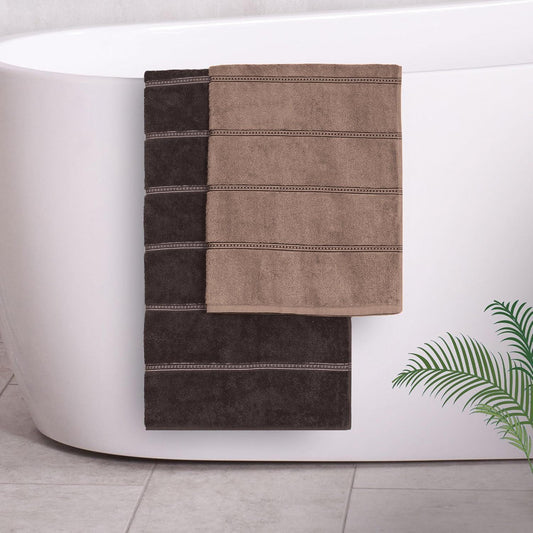 Enera His & Her Collection Jim & Jam Color 2 Pcs Bath Towel - enera
