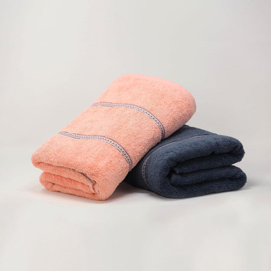 Enera His & Her Collection Candy & Floss Color 2 Pcs Bath Towel - enera
