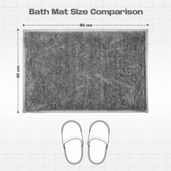 Enera Stello Collection Stone Color 40x60cm Bath Mat - enera