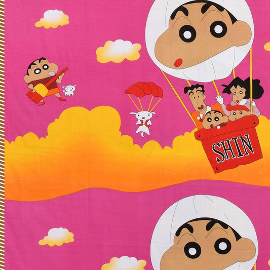 Enera Cambridge Collection Shinchan Multi Color Single Reversible Dohar - enera
