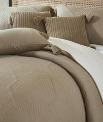Enera Graham Dove Beige and Nature Color King Size Bedcover - enera