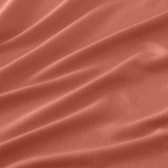 Enera Charm Collection Tarracotta Pink Color Plain King Size Bedsheet-600 TC(100% Cotton) - enera