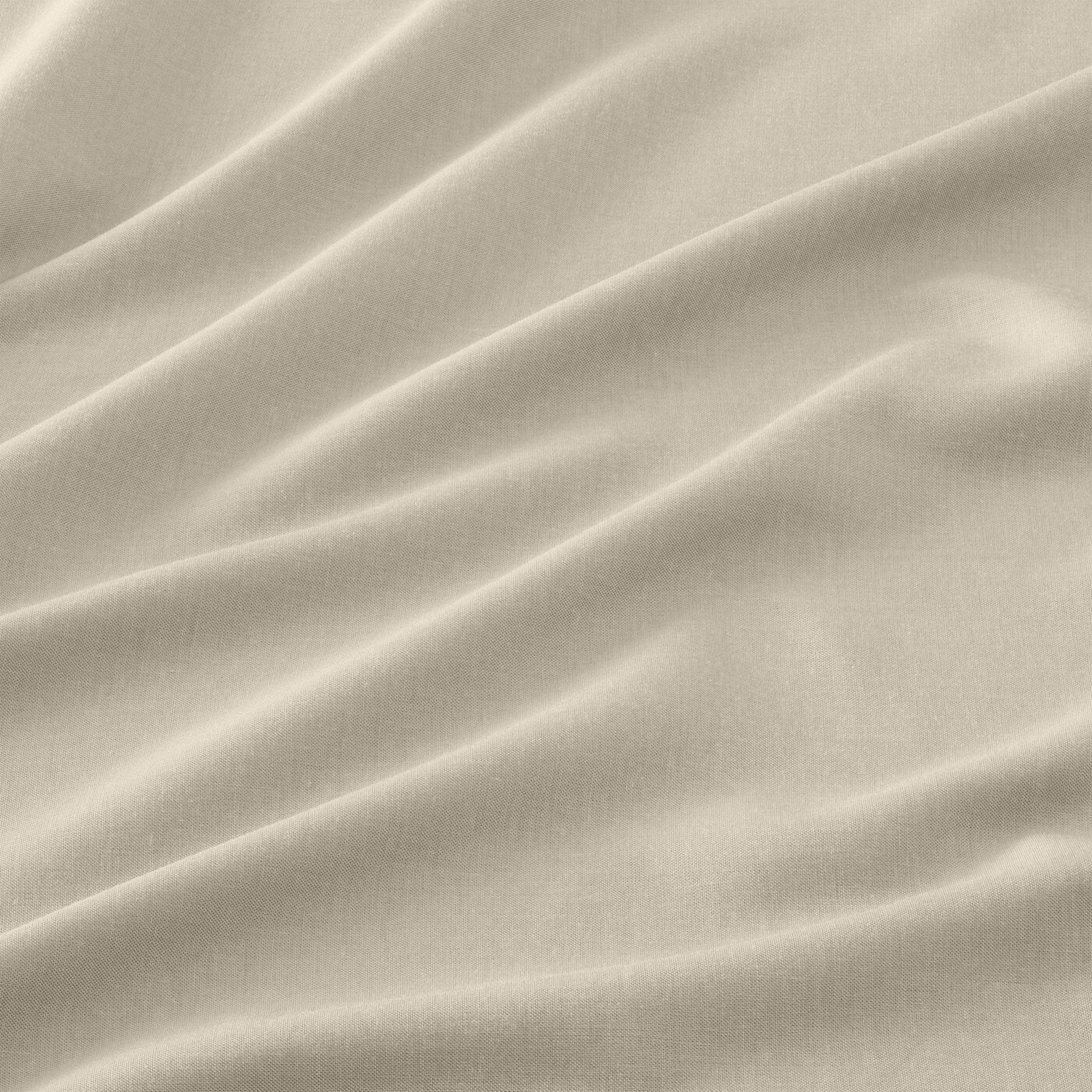 Enera Charm Collection Ivory Cream Color Plain King Size Bedsheet-600 TC(100% Cotton) - enera