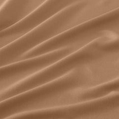 Enera Charm Collection Sand Beige Color Plain King Size Bedsheet-600 TC(100% Cotton) - enera