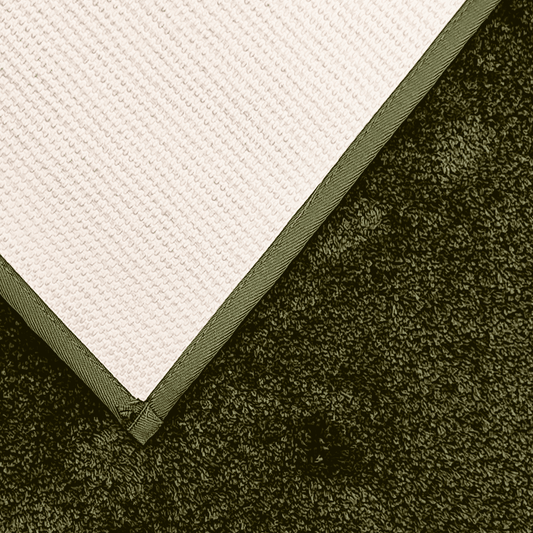 Enera Stello Collection Moss Green Color 40x60cm Bath Mat - enera