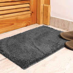 Enera Stello Collection Smoke Grey Color 40x60cm Bath Mat - enera