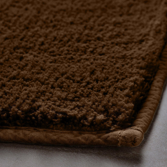 Enera Stello Collection Chocolate Color 50x80cm Bath Mat - enera