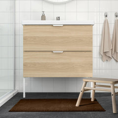 Enera Stello Collection Chocolate Color 50x80cm Bath Mat - enera