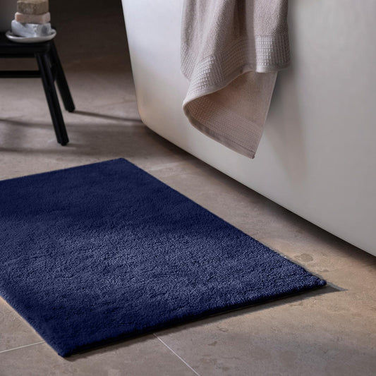 Enera Stello Collection Insignia Blue Color 50x80cm Bath Mat - enera