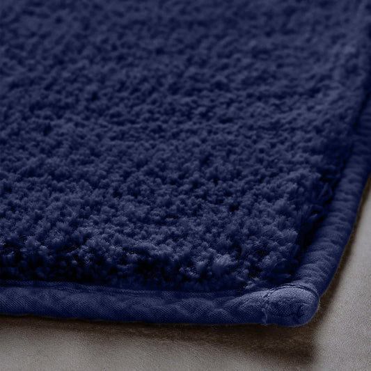Enera Stello Collection Insignia Blue Color 50x80cm Bath Mat - enera