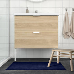 Enera Stello Collection Insignia Blue Color 50x80cm Bath Mat - enera
