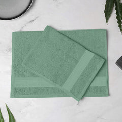Enera Cosmos Collection Teal Color Hand Towel - enera