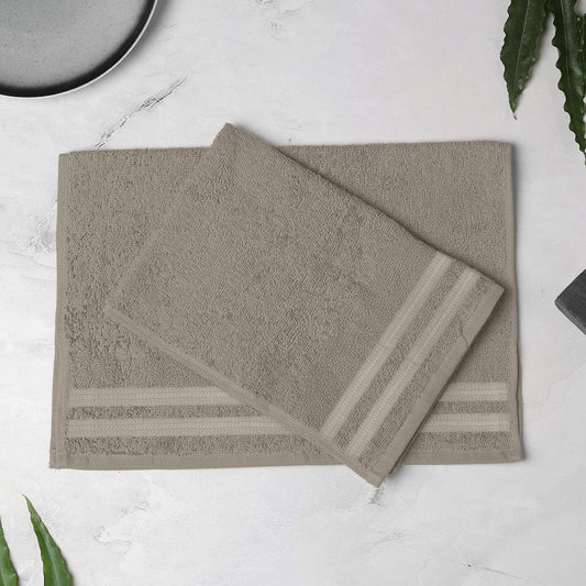 Enera Cosmos Collection Beige Color Hand Towel - enera