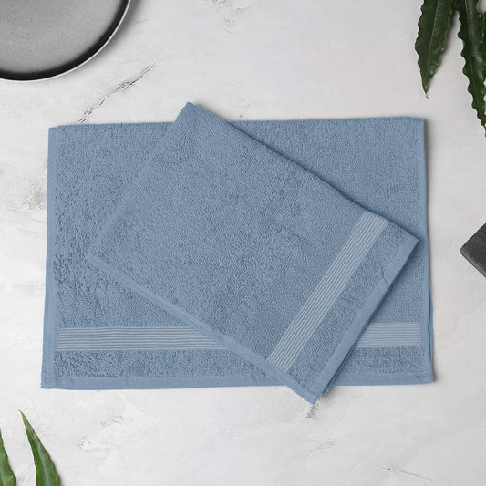 Enera Cosmos Collection Insignia Blue Color Hand Towel - enera