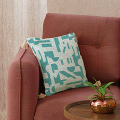 Enera Marc Fabia Sky Blue Color 16x16 Inch Cushion Cover - enera
