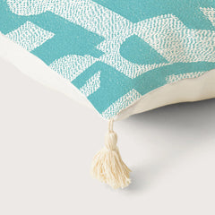 Enera Marc Fabia Sky Blue Color 16x16 Inch Cushion Cover - enera