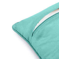 Enera Marc Jacquard Ambi Light Blue Color 16x16 Inch Cushion Cover - enera