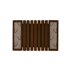 enera Wooden Dining & Side Table Mat – 30cm x 45 cm, Pack of 6 - enera