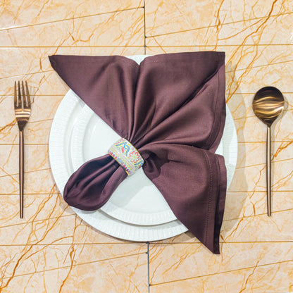 Enera Tribe Style Multi Color Round Napkin Ring (Pack of 6pcs)