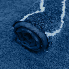 Enera Crest Collection Insignia Blue Color 40x60 cm Bathmat - enera