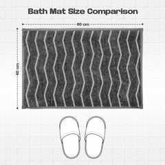 Enera Crest Collection Grey Color 40x60 cm Bathmat - enera
