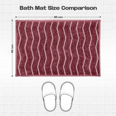 Enera Crest Collection Violet Color 40x60 cm Bathmat - enera