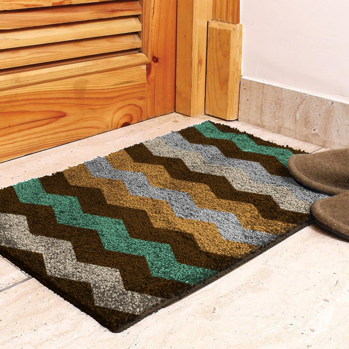 Enera Nova Collection Chocolate Color 40x60 cm Bathmat - enera