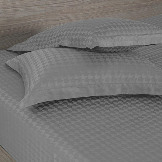 Enera Majestic Edge Collection Frost Grey Color Pillow Cover - enera