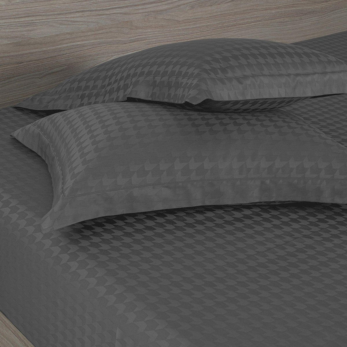 Enera Majestic Edge Collection Graphite Grey Color Pillow Cover - enera