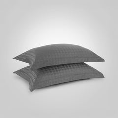 Enera Majestic Edge Collection Graphite Grey Color Pillow Cover - enera