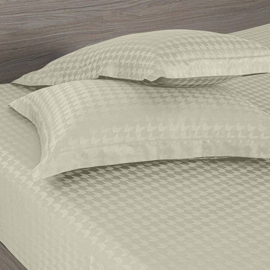 Enera Majestic Edge Collection Ivory White Color Pillow Cover - enera