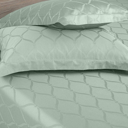Enera Majestic Lattice Collection Sage Green Color Pillow Cover - enera