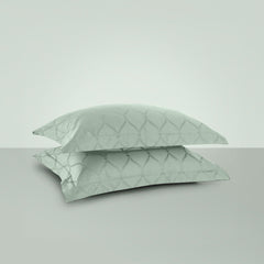 Enera Majestic Lattice Collection Sage Green Color Pillow Cover - enera