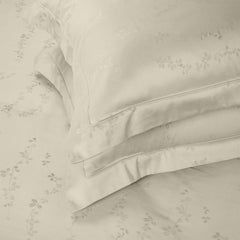 Enera Majestic Tendril Collection Ivory White Color Pillow Cover - enera
