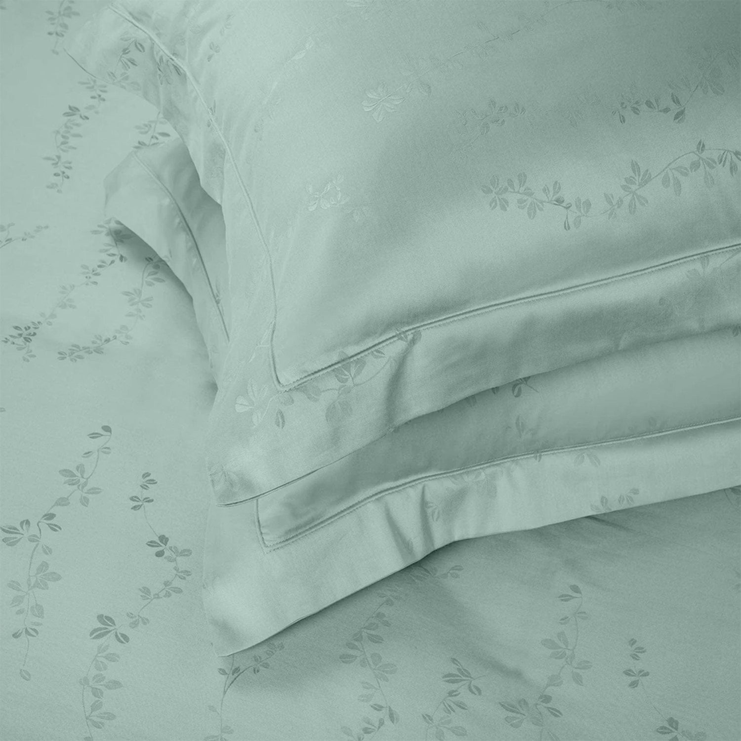 Enera Majestic Tendril Collection Sage Green Color Pillow Cover - enera