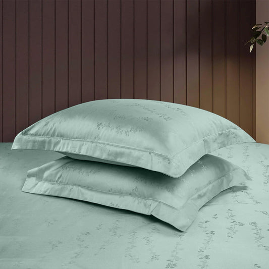 Enera Majestic Tendril Collection Sage Green Color Pillow Cover - enera