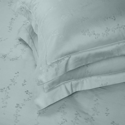 Enera Majestic Tendril Collection Slate Blue Color Pillow Cover - enera