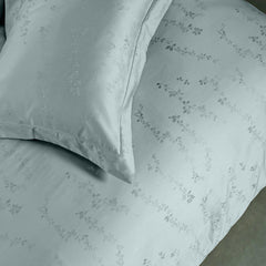 Enera Majestic Tendril Collection Slate Blue Color Pillow Cover - enera