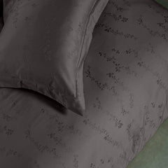 Enera Majestic Tendril Collection Graphite Grey Color Pillow Cover - enera