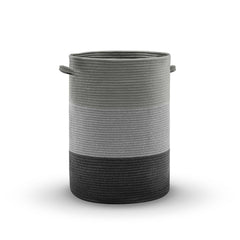 Enera Eco Weave Drawstring Grey Color Basket With Cover - enera