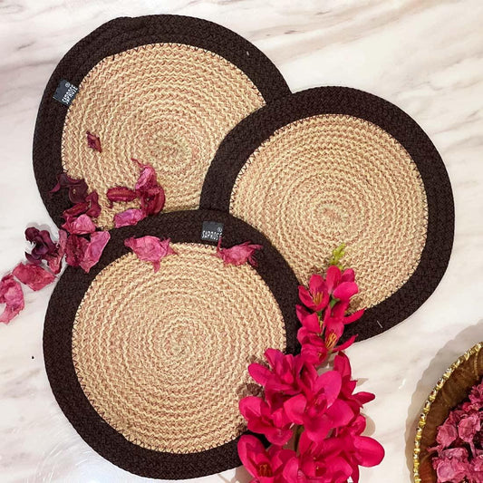 Enera Craft Brown Color 23cm Trivet Set - enera