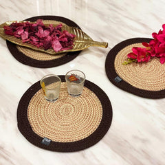 Enera Craft Brown Color 23cm Trivet Set - enera