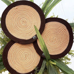 Enera Craft Brown Color 23cm Trivet Set - enera
