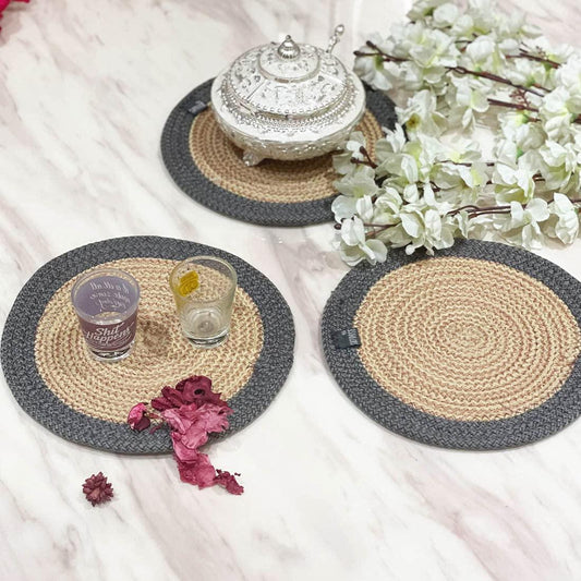 Enera Craft Grey Color 23cm Trivet Set - enera