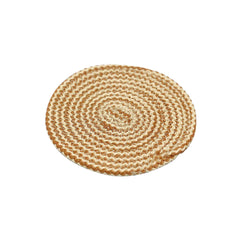 Enera Craft Beige Color 12cm Round Coaster (6 pcs set) - enera