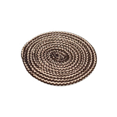 Enera Craft Brown Color 12cm Round Coaster (6 pcs set) - enera