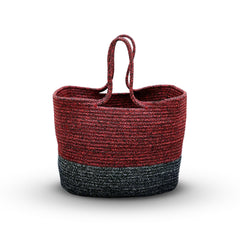Enera Red & Black Color Rectangle Tiffin Basket - enera