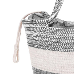 Enera Grey Color Tote Basket - enera