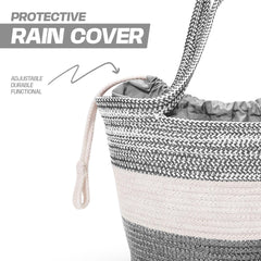 Enera Grey Color Tote Basket - enera