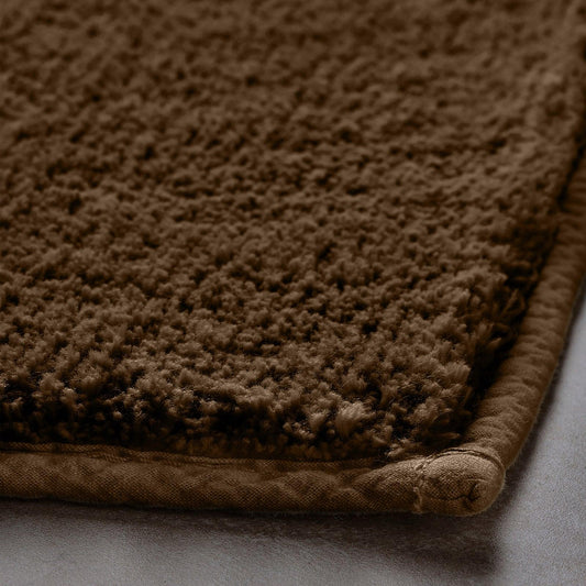 Enera Stello Collection Chocolate Color 33x48cm Mini Bath Mat - enera